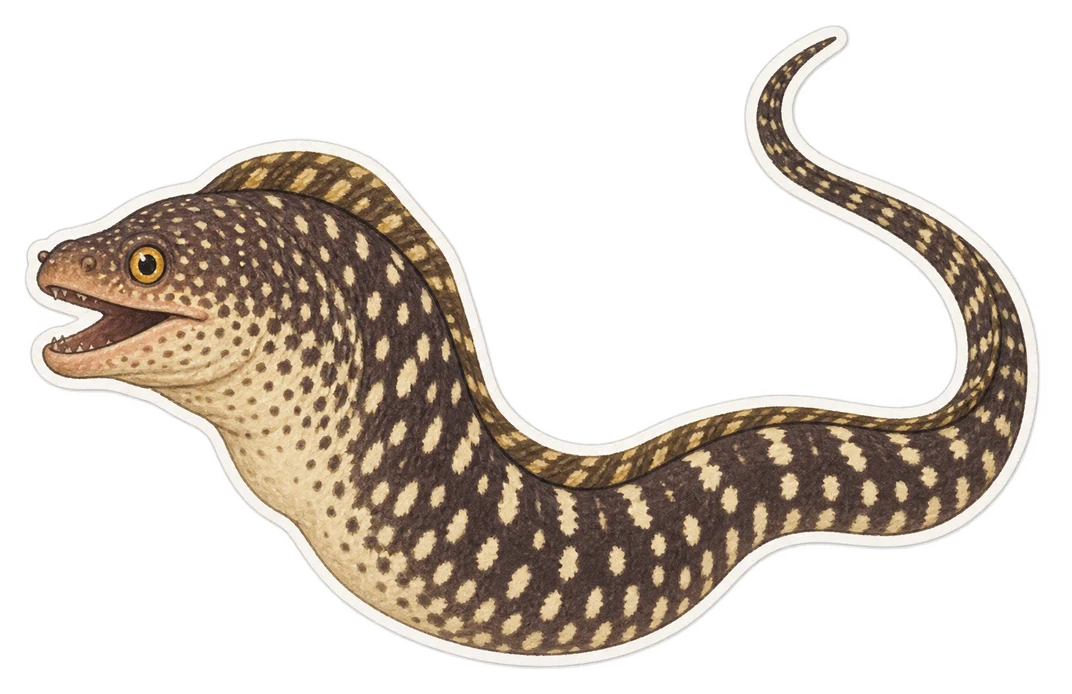La murène à longue queue (Strophidon sathete)