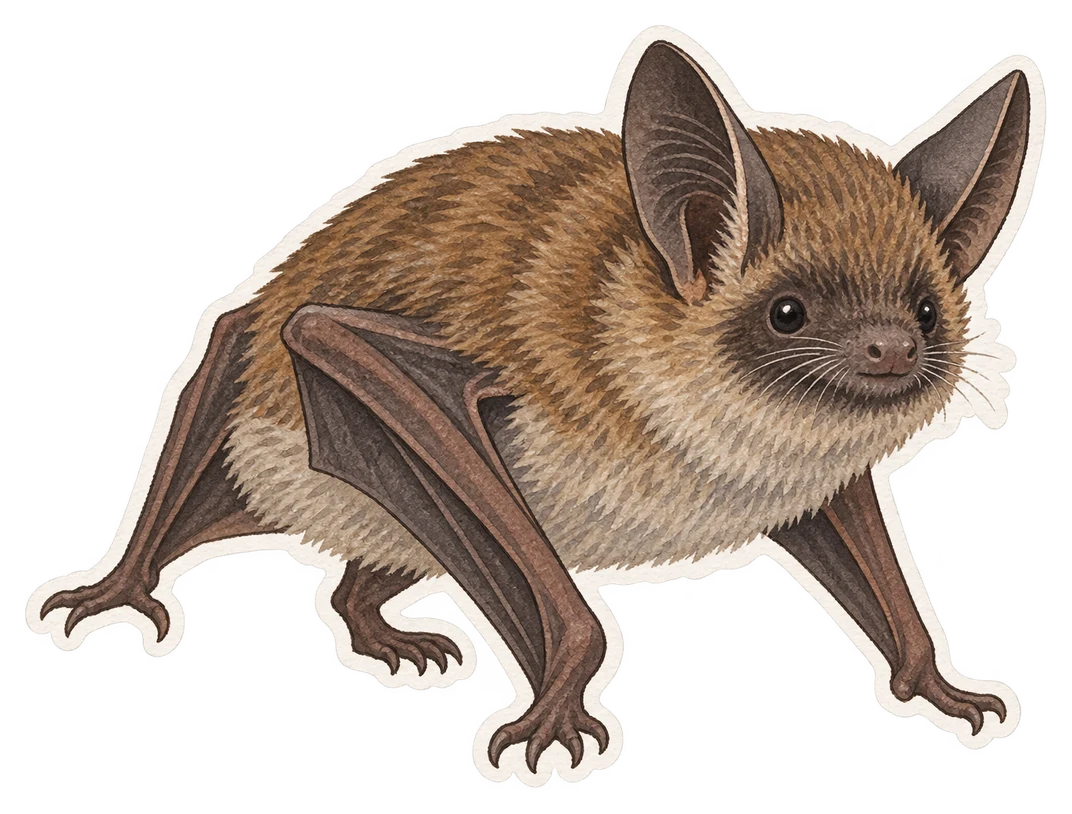 Le murin à moustaches (Myotis mystacinus)