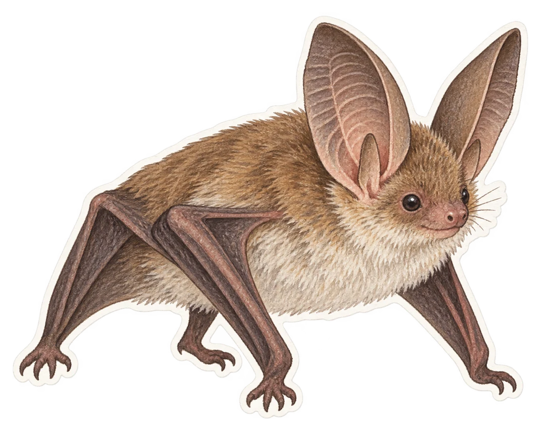 Le murin de Bechstein (Myotis bechsteinii)