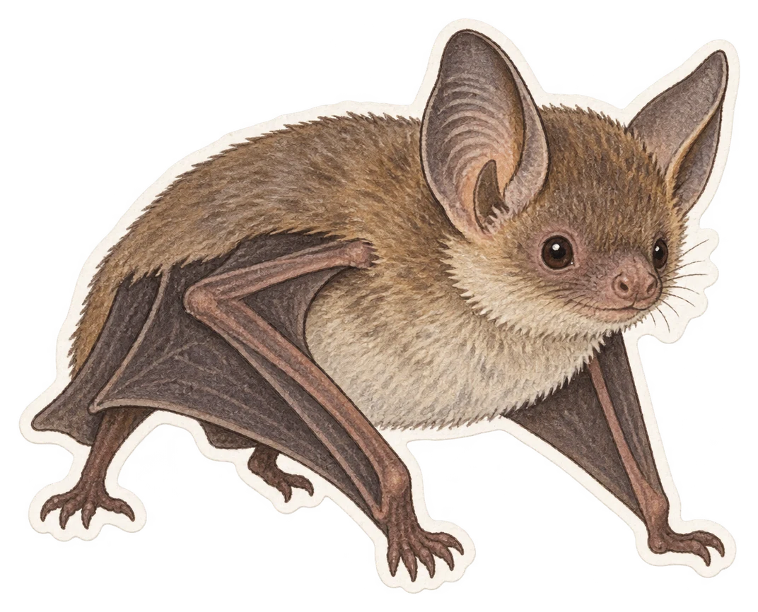 Le murin de Blyth (Myotis oxygnathus)