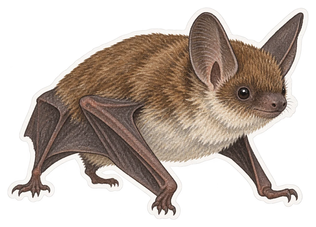Le murin de Brandt (Myotis brandtii)