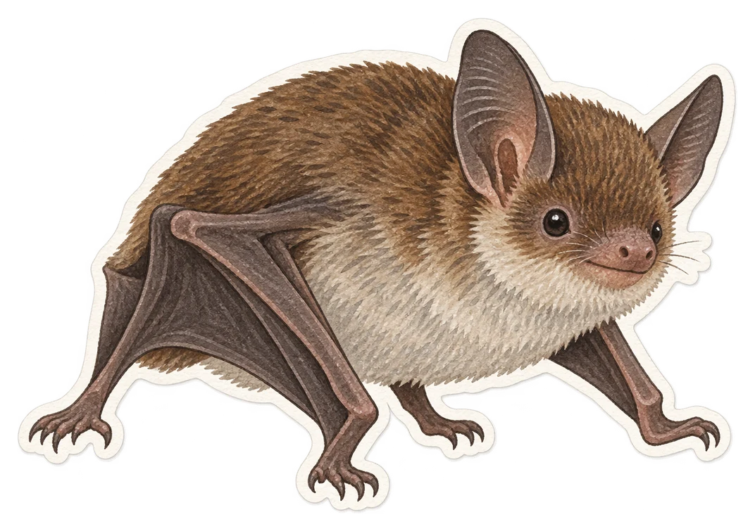Le murin de Daubenton (Myotis daubentonii)