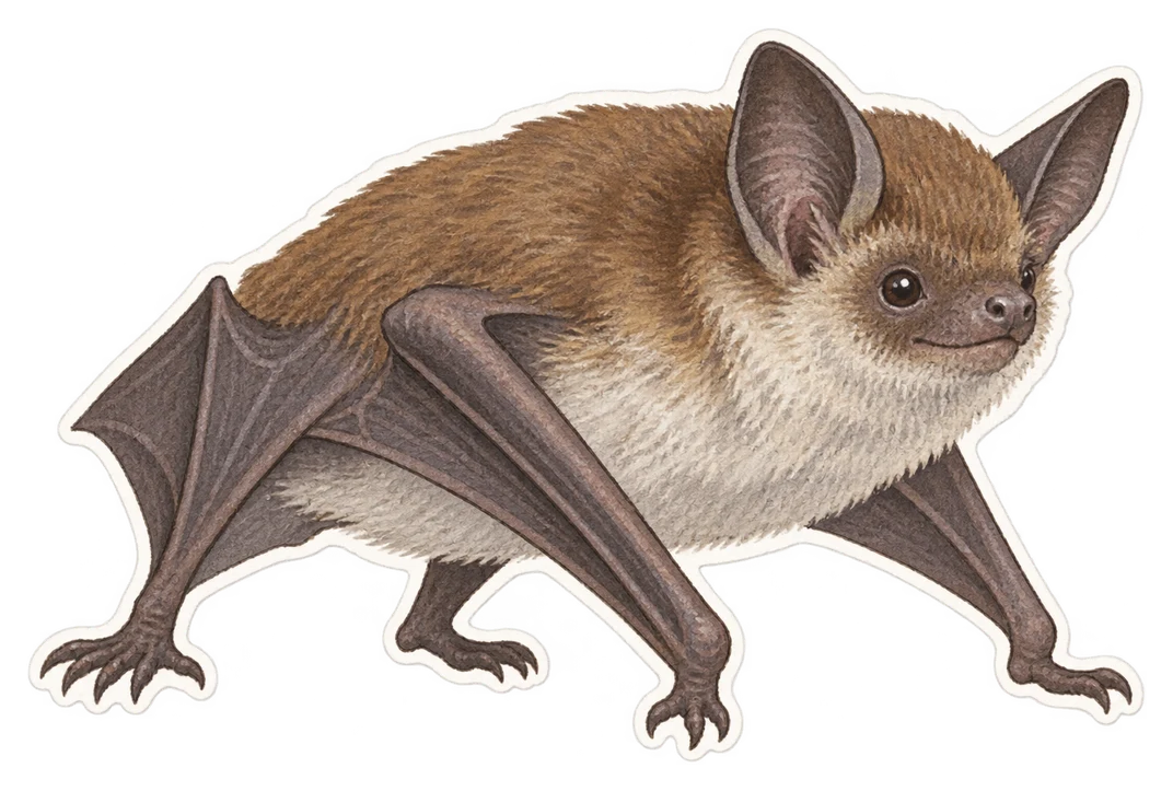 Le murin des marais (Myotis dasycneme)