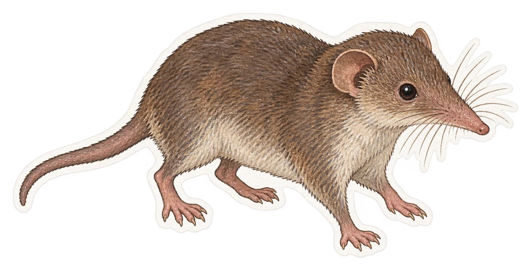 La musaraigne asiatique (Suncus murinus)