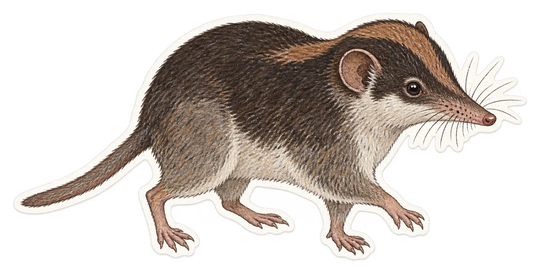 La musaraigne couronnée (Sorex coronatus)