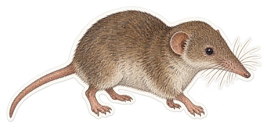 La musaraigne sicilienne (Crocidura sicula)