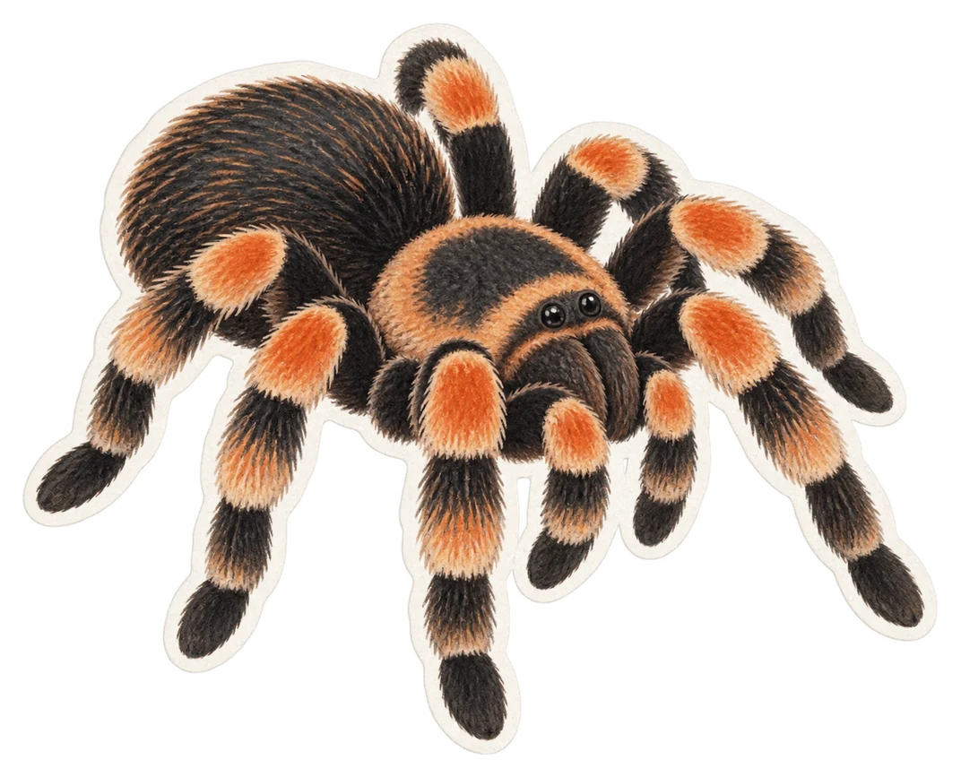 La mygale mexicaine (Brachypelma smithi)