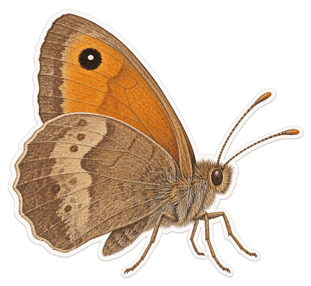 Le myrtil (Maniola jurtina)