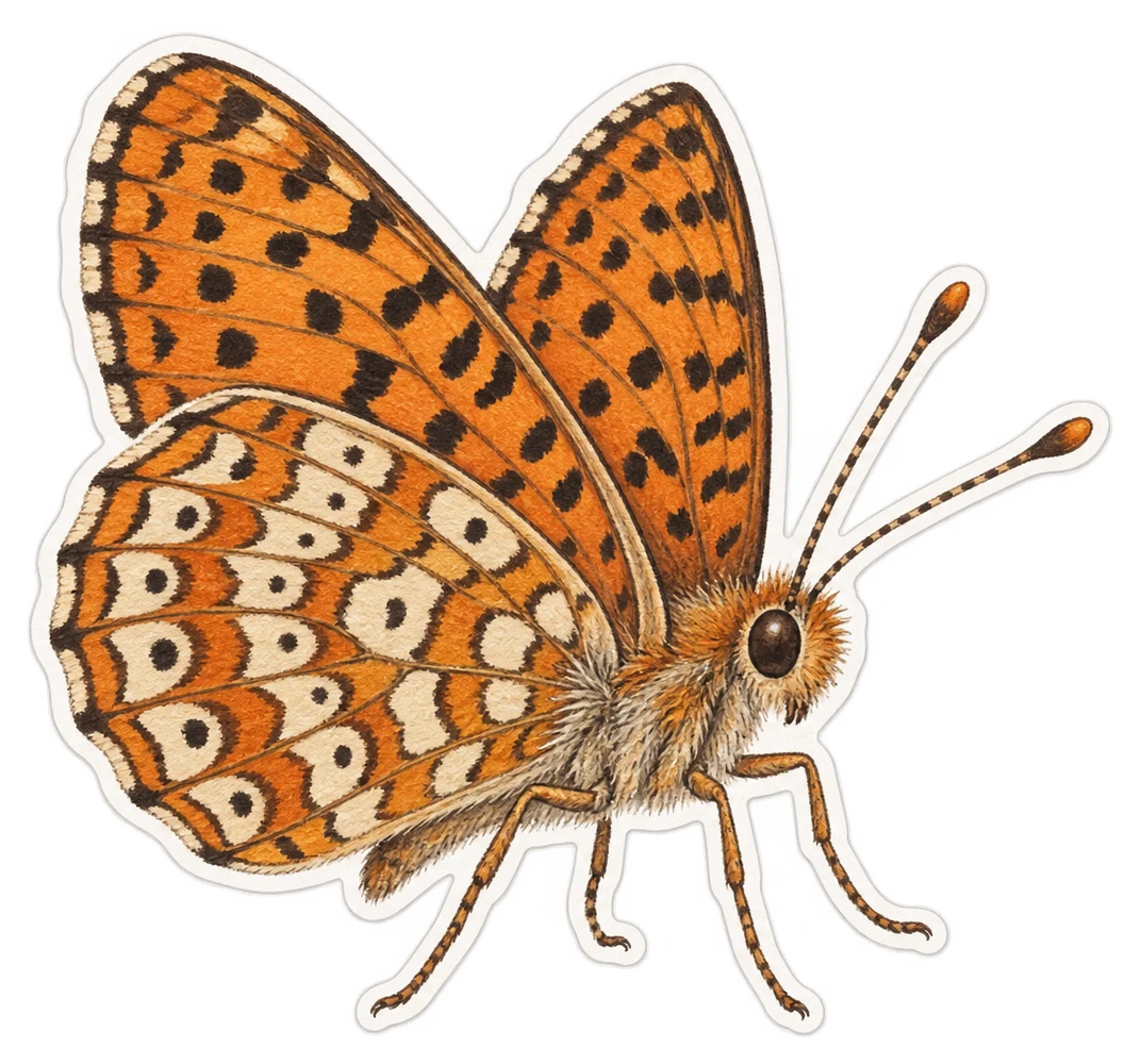 Le nacré de la bistorte (Boloria eunomia)