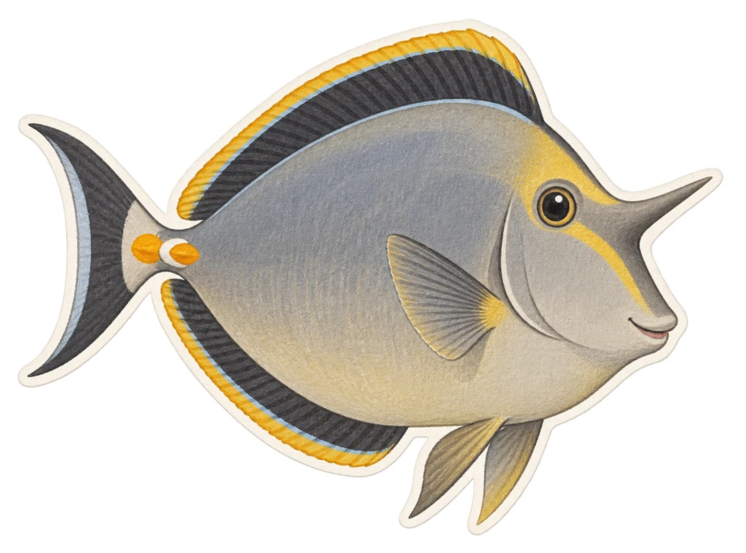 Le nason licorne (Naso unicornis)