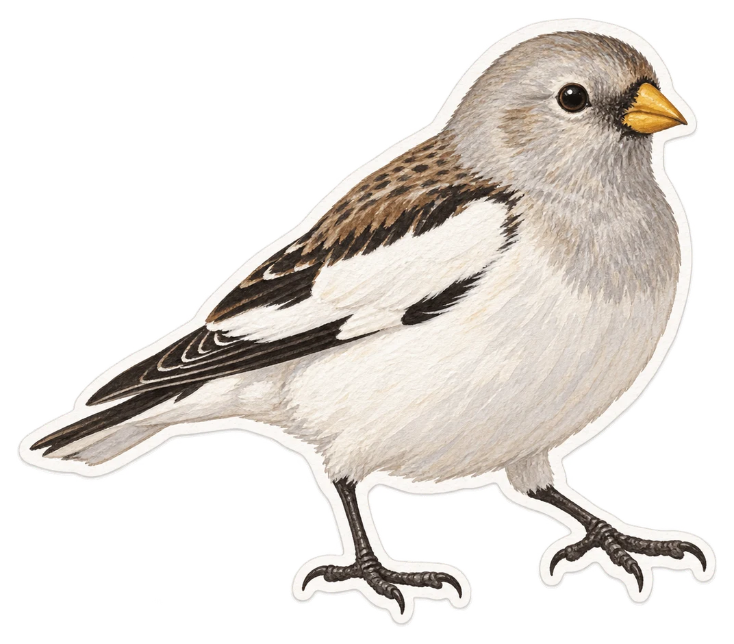 La niverolle alpine (Montifringilla nivalis)