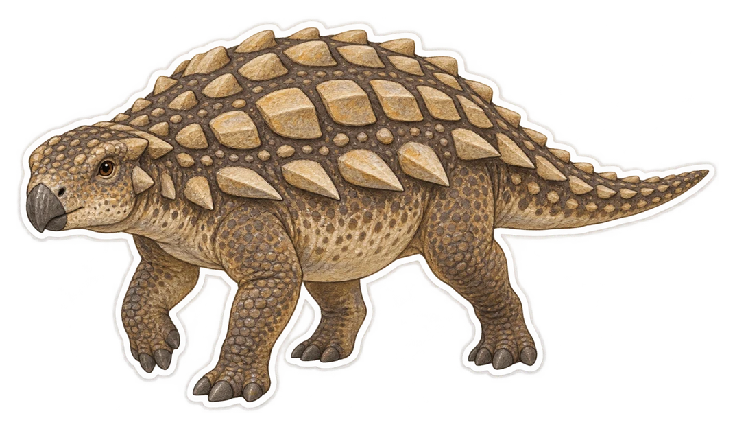 Le nodosaurus (Nodosaurus textilis)