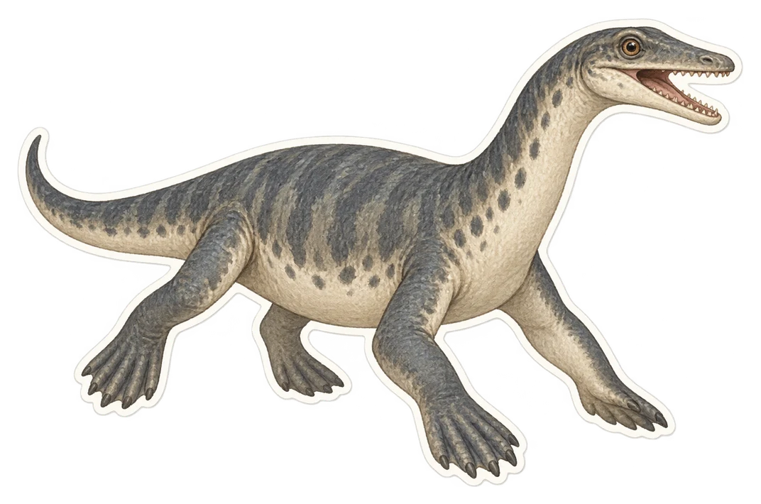 Le nothosaure (Nothosaurus mirabilis)