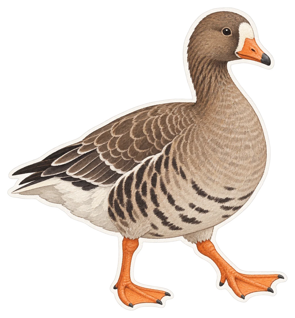 L'oie à bec court (Anser brachyrhynchus)