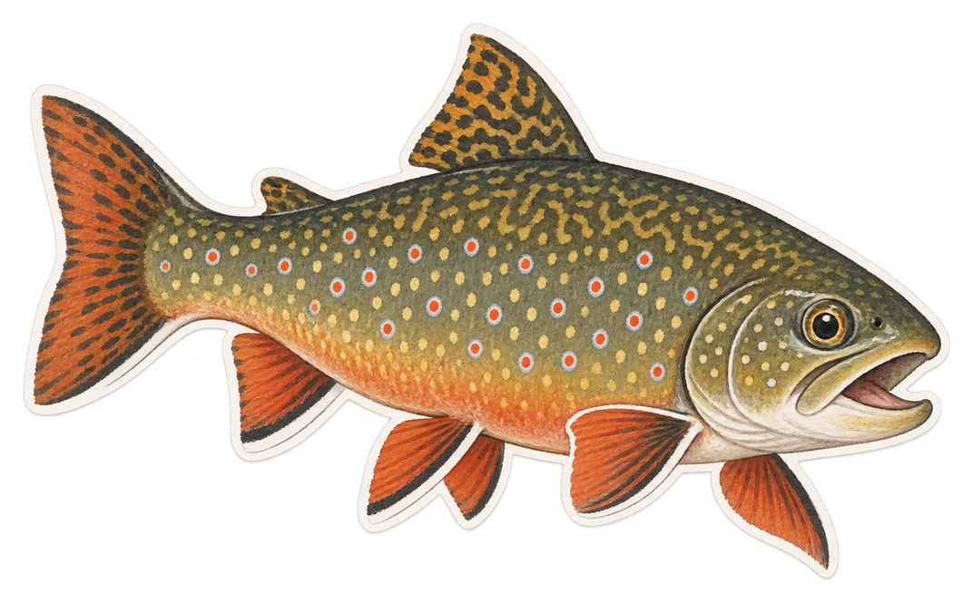 Le omble de fontaine (Salvelinus fontinalis)