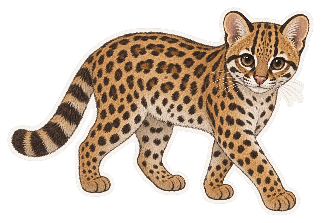 L'oncille (Leopardus tigrinus)