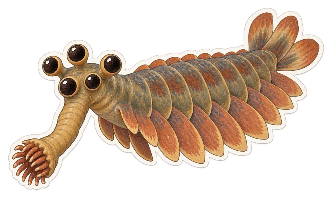 L'opabinie (Opabinia regalis)