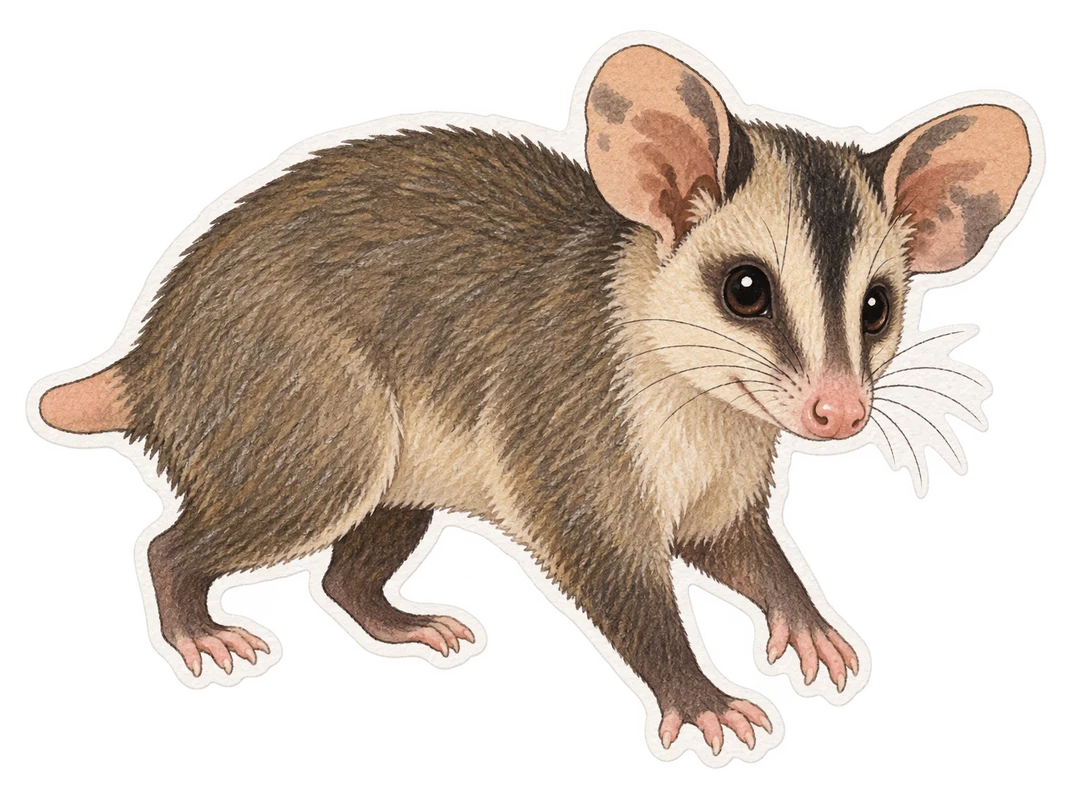 L'opossum à queue courte du Brésil (Monodelphis domestica)