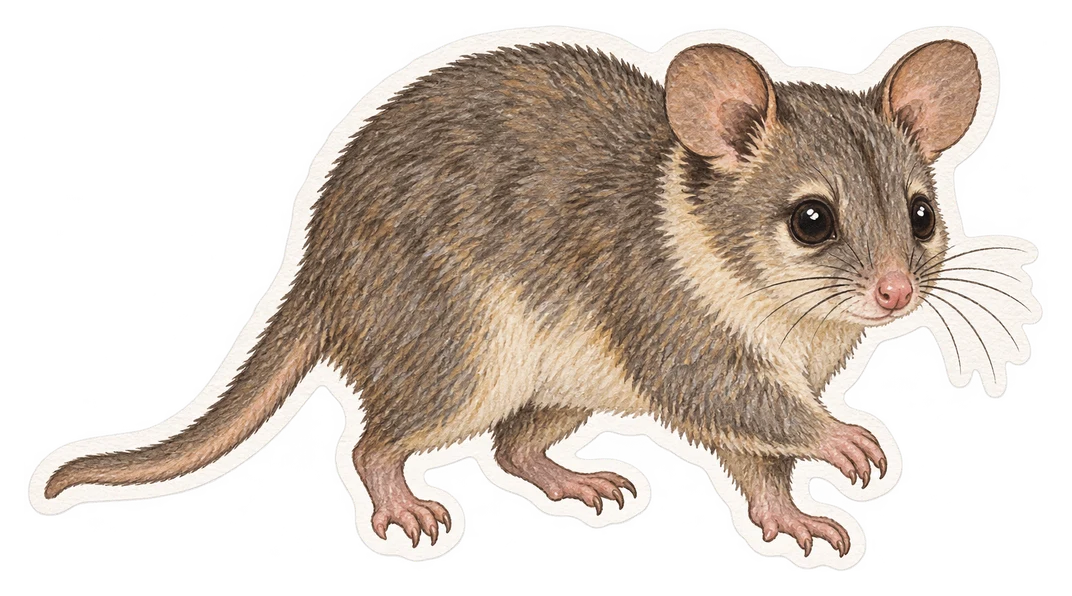 L'opossum nain des montagnes (Burramys parvus)