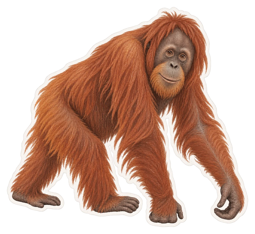 L'orang-outan de Tapanuli (Pongo tapanuliensis)
