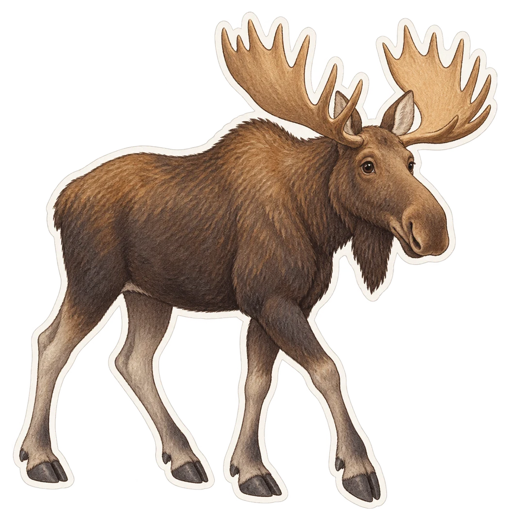 L'orignal (Alces americanus)