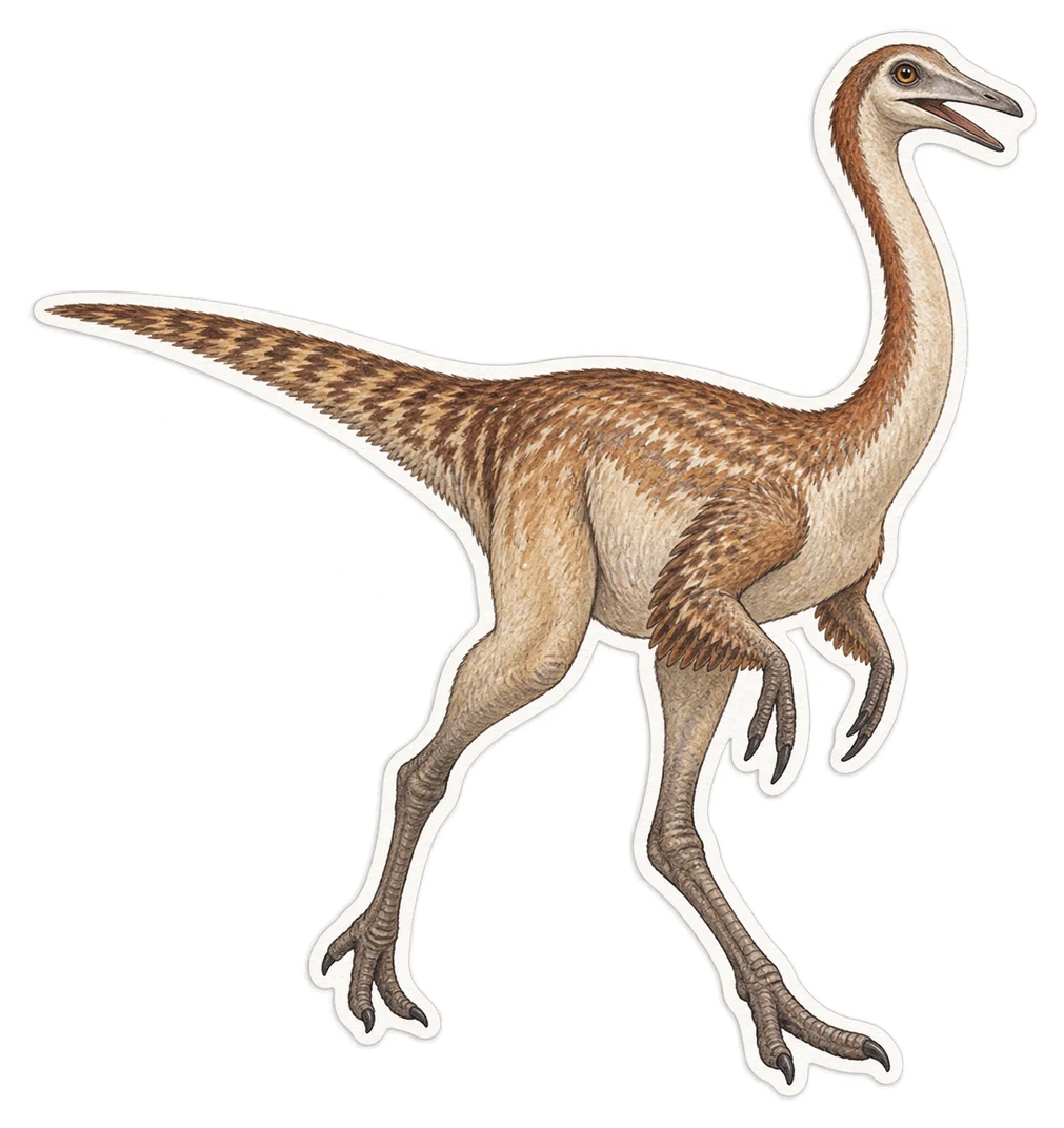 L'ornithomimus (Ornithomimus velox)