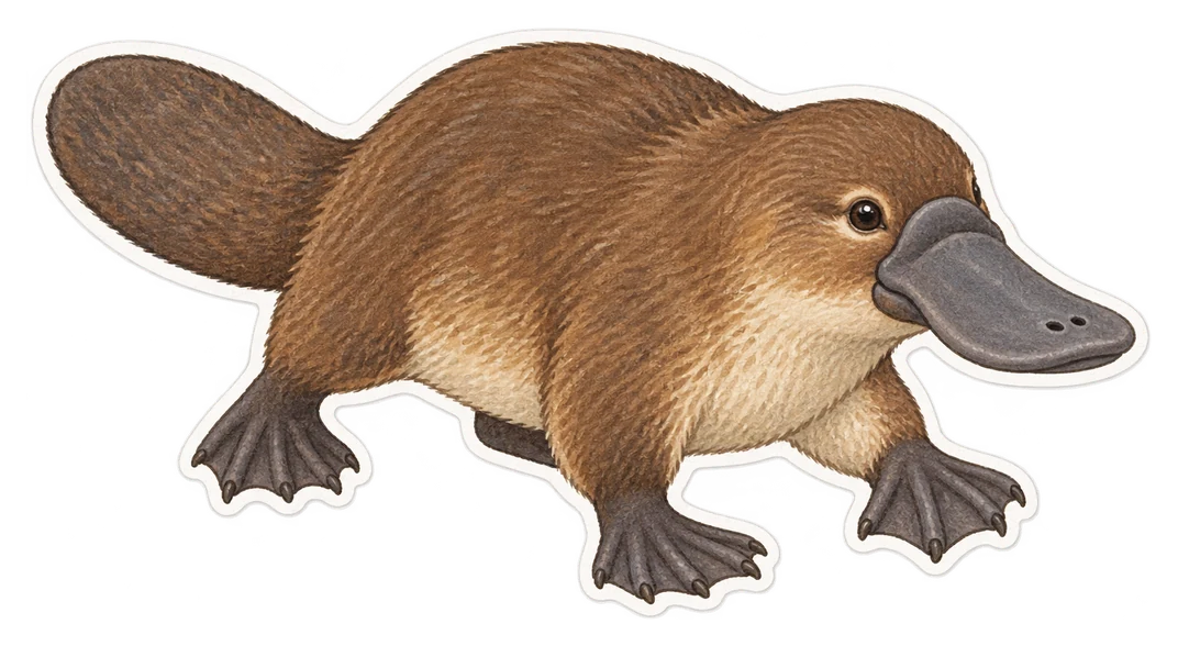 L’ornithorynque (Ornithorhynchus anatinus)