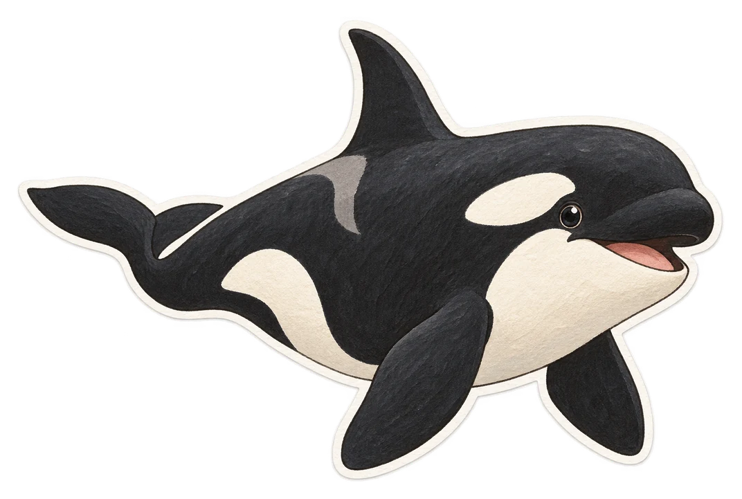 L'orque (Orcinus orca)
