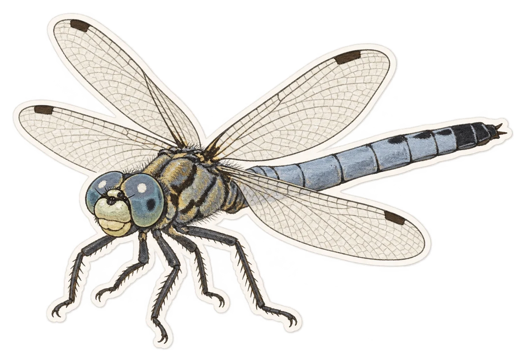 L'orthétrum réticulé (Orthetrum cancellatum)
