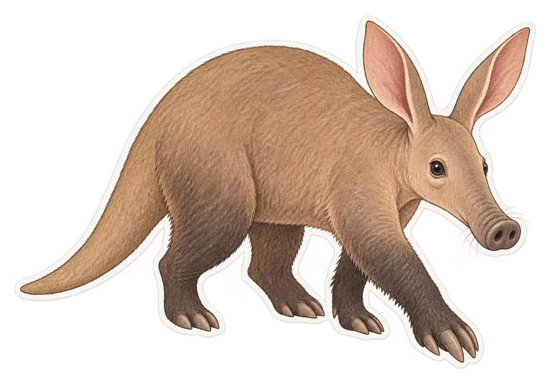 L'oryctérope (Orycteropus afer)