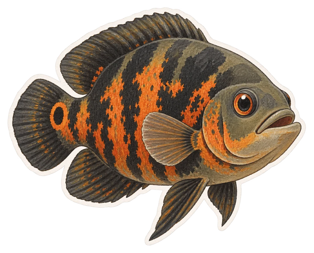 L’oscar (Astronotus ocellatus)