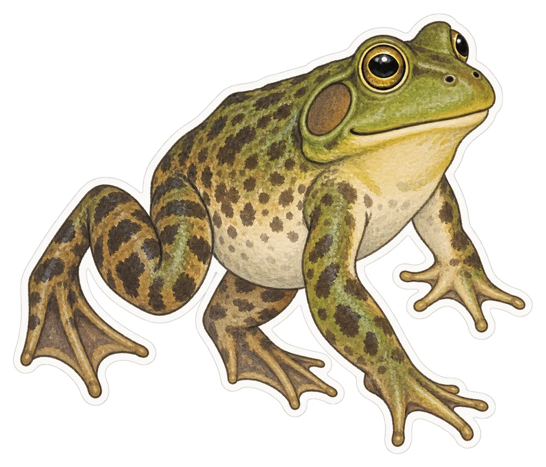 Le ouaouaron (Lithobates catesbeianus)