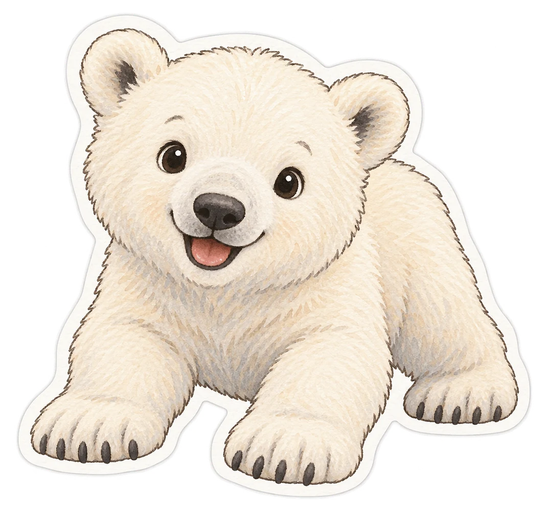 Le petit de l’ours blanc