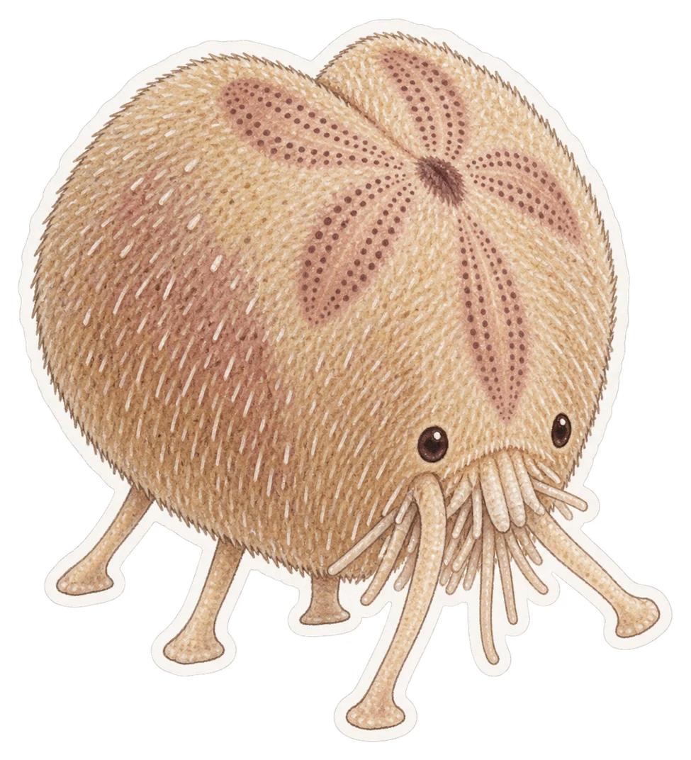 L'oursin cœur (Echinocardium cordatum)