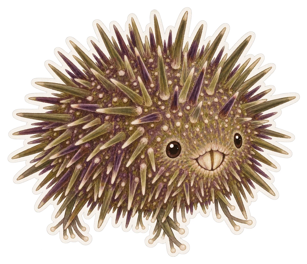 L'oursin comestible (Echinus esculentus)