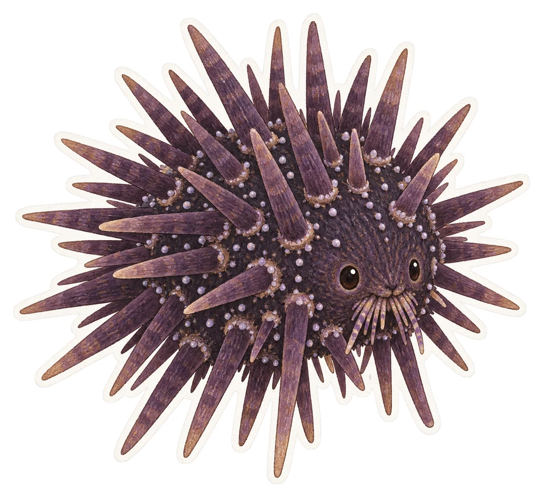 L'oursin crayon (Heterocentrotus mamillatus)