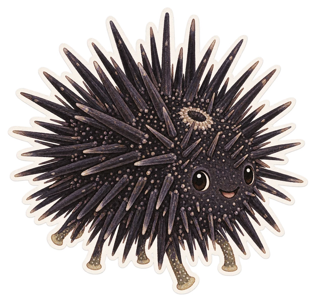 L’oursin noir (Arbacia lixula)