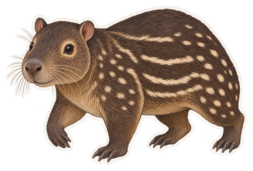 Le pacarana (Dinomys branickii)