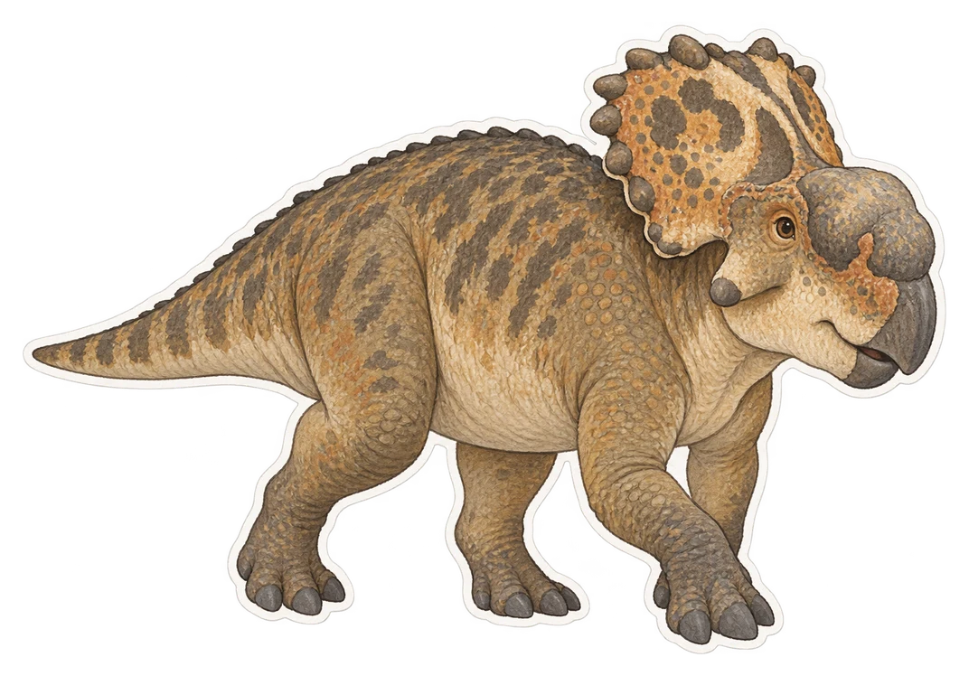 Le pachyrhinosaure (Pachyrhinosaurus canadensis)
