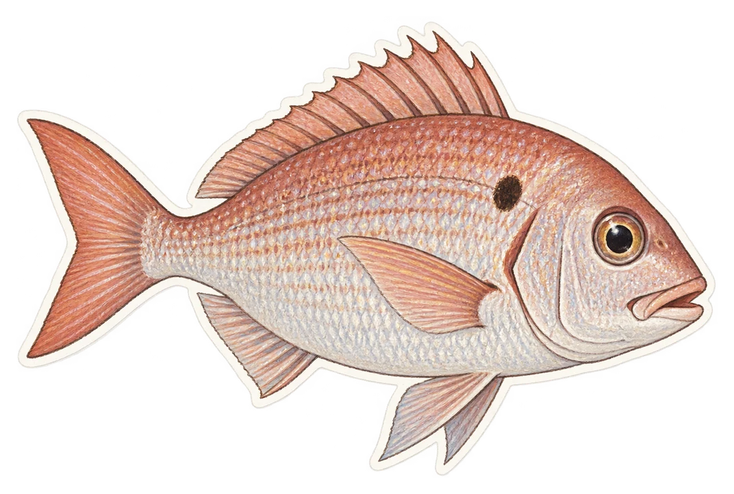 Le pageot acarné (Pagellus acarne)