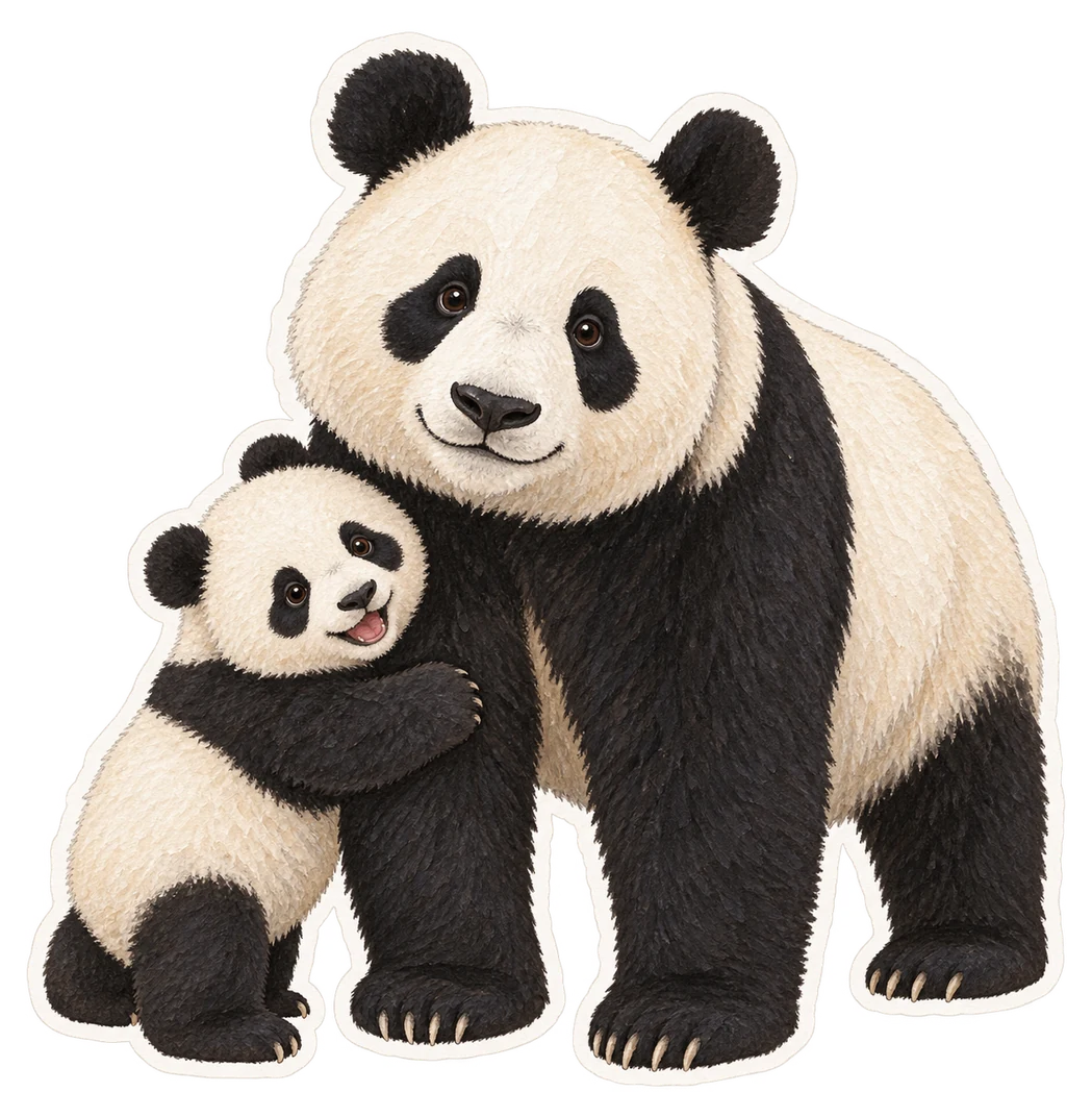 Le petit du panda géant