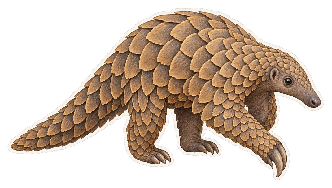 Le pangolin de Temminck (Smutsia temminckii)