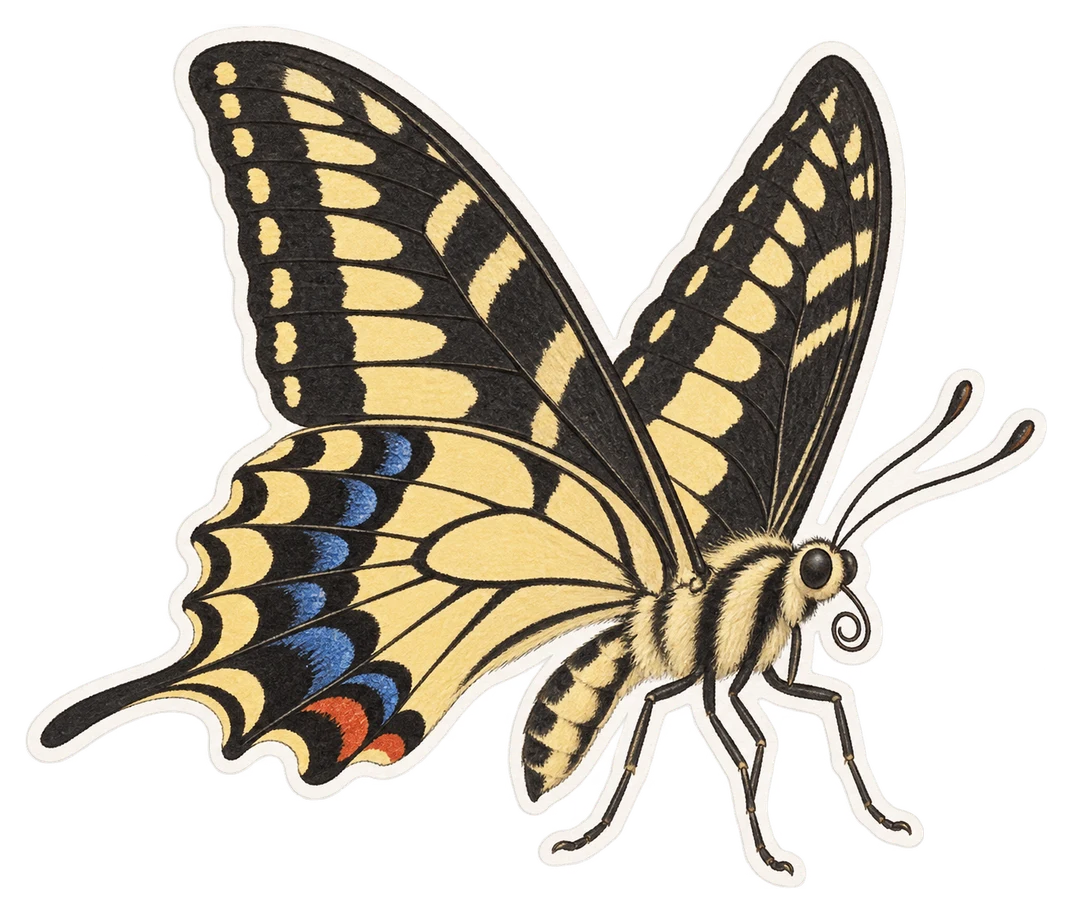 Le papillon de Montrouzier (Papilio montrouzieri)