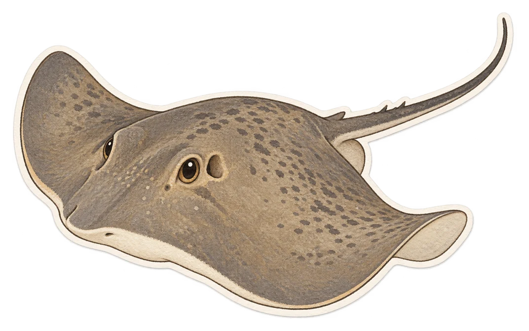 La pastenague américaine (Hypanus americanus)