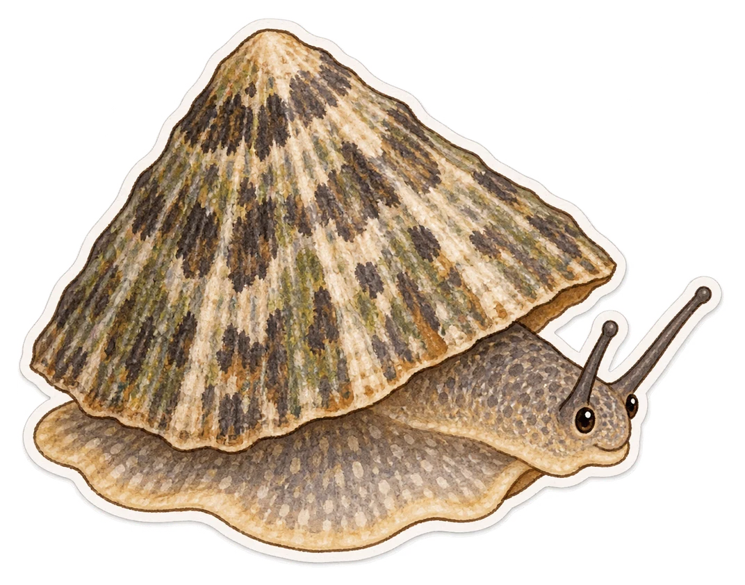 La patelle commune (Patella vulgata)