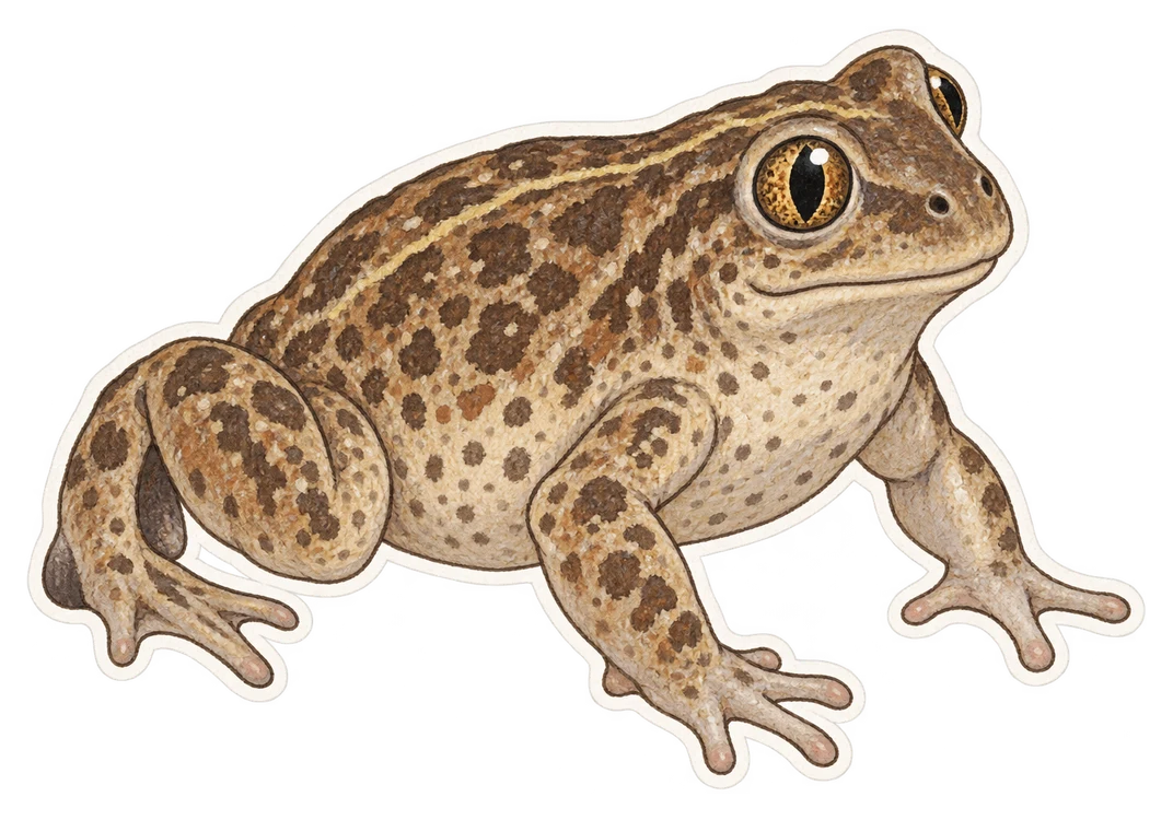 Le pélobate brun (Pelobates fuscus)