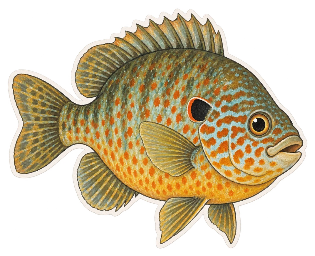 La perche-soleil (Lepomis gibbosus)