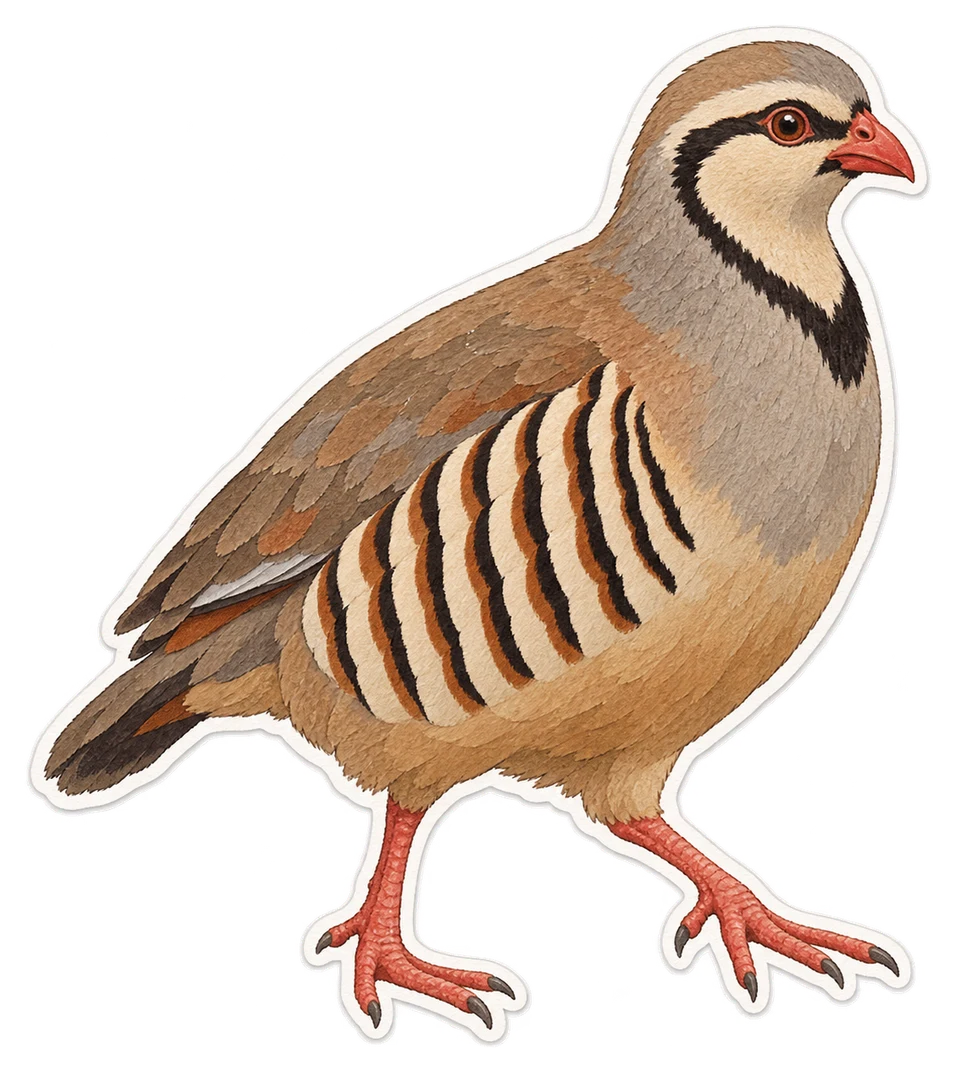 La perdrix gambra (Alectoris barbara)