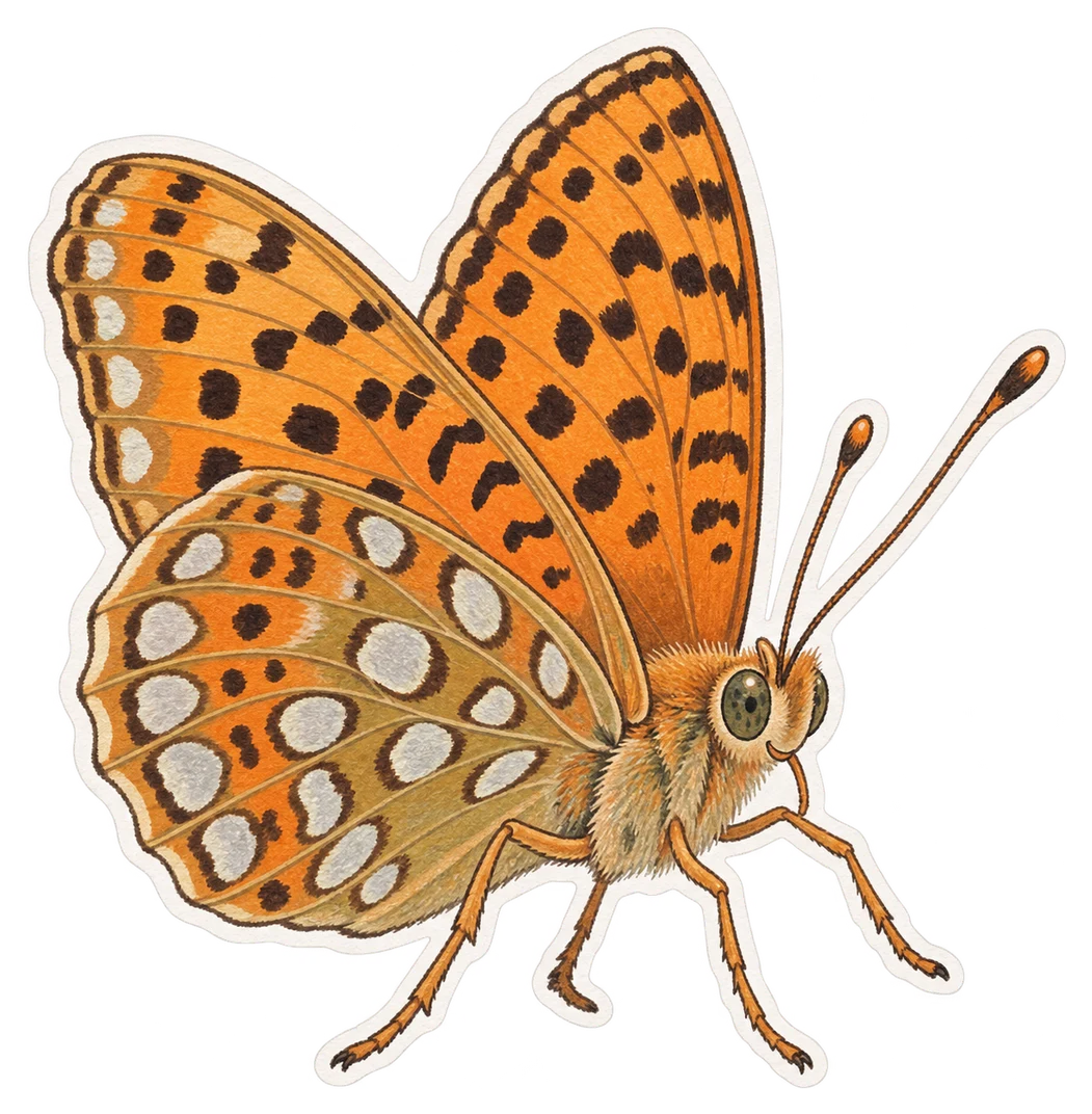 Le petit nacré (Issoria lathonia)