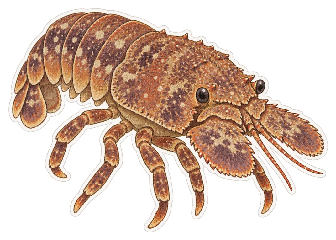 La petite cigale de mer (Scyllarus arctus)